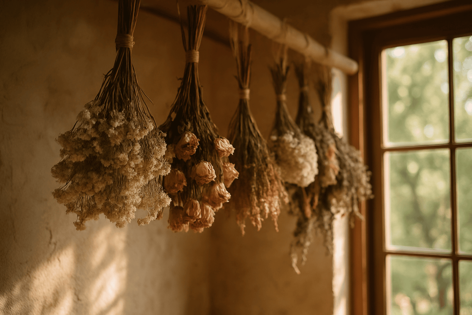 Trockenblumen selbst trocknen – Anleitung