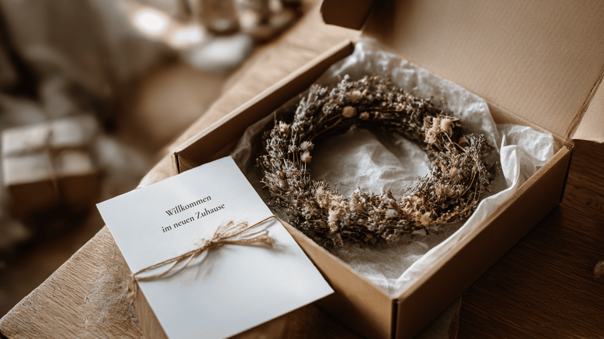 Einweihungsgeschenk: Ein Türkranz für das Zuhause