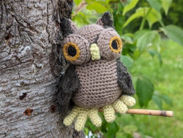 Kleine Amigurumi Eule häkeln - Häkelanleitung – Bild 3
