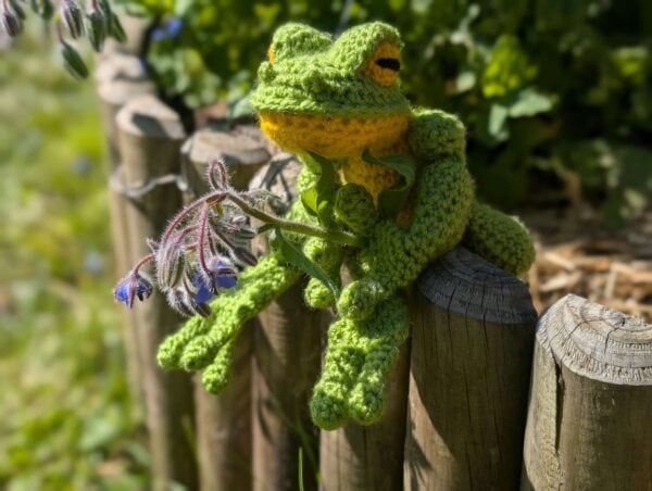 Quacksy der Frosch (biegsame Gliedmaßen) - Amigurumi - Häkelanleitung