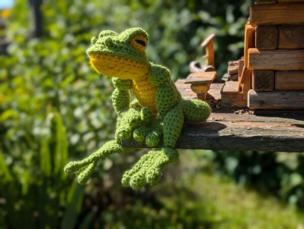 Quacksy der Frosch (biegsame Gliedmaßen) - Amigurumi - Häkelanleitung – Bild 6