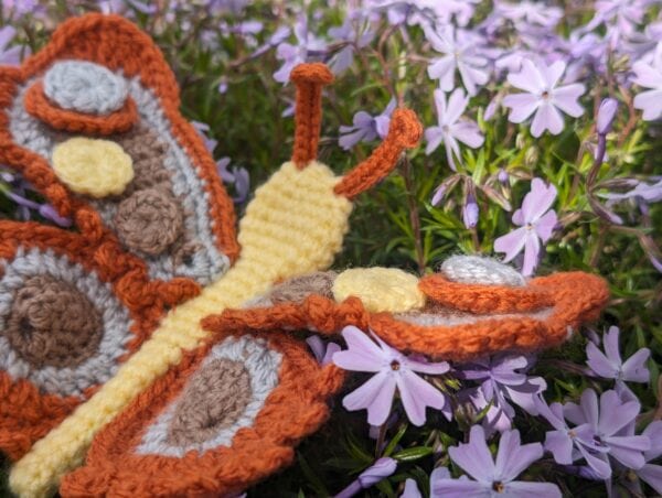 Schmetterling häkeln - Häkelanleitung mit Bildern & Häkelschrift – Bild 3