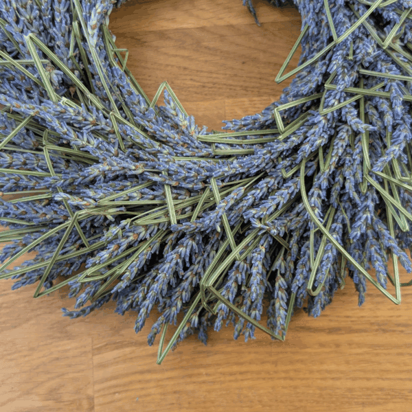 Lavendelkranz aus echten Blüten – 30 cm – Bild 4