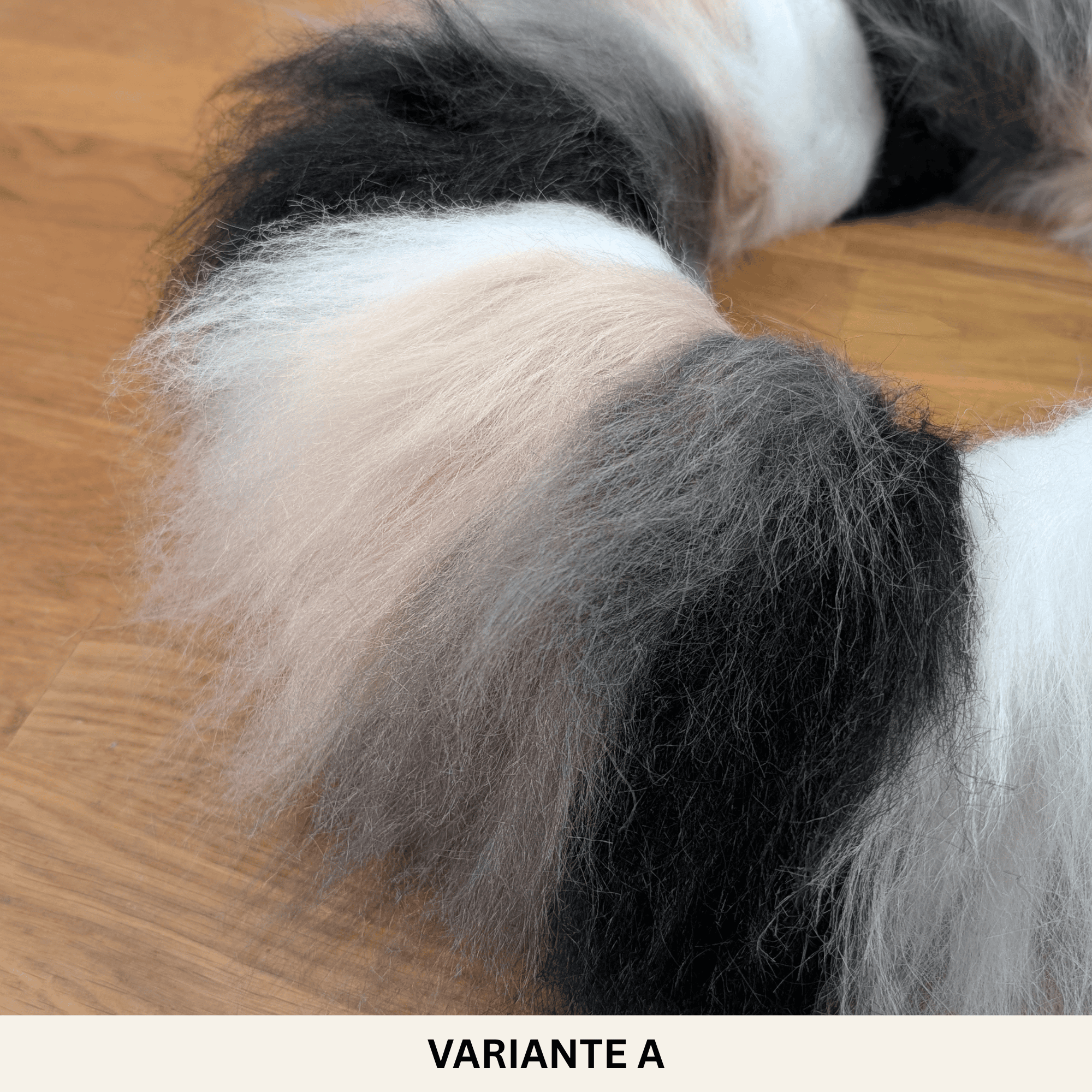 Fellkranz aus Kunstfell – modern, weich & mehrfarbig 32–40 cm – Bild 6