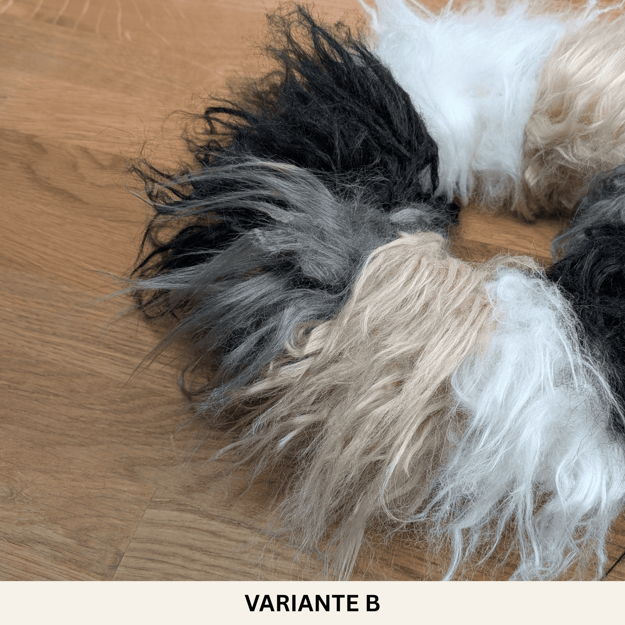 Fellkranz aus Kunstfell – modern, weich & mehrfarbig 32–40 cm – Bild 9