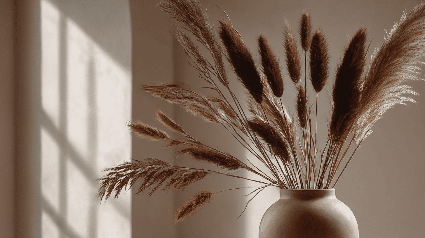 Raw Umber Revolution: Warum braune Trockenblumen das neue Gold sind