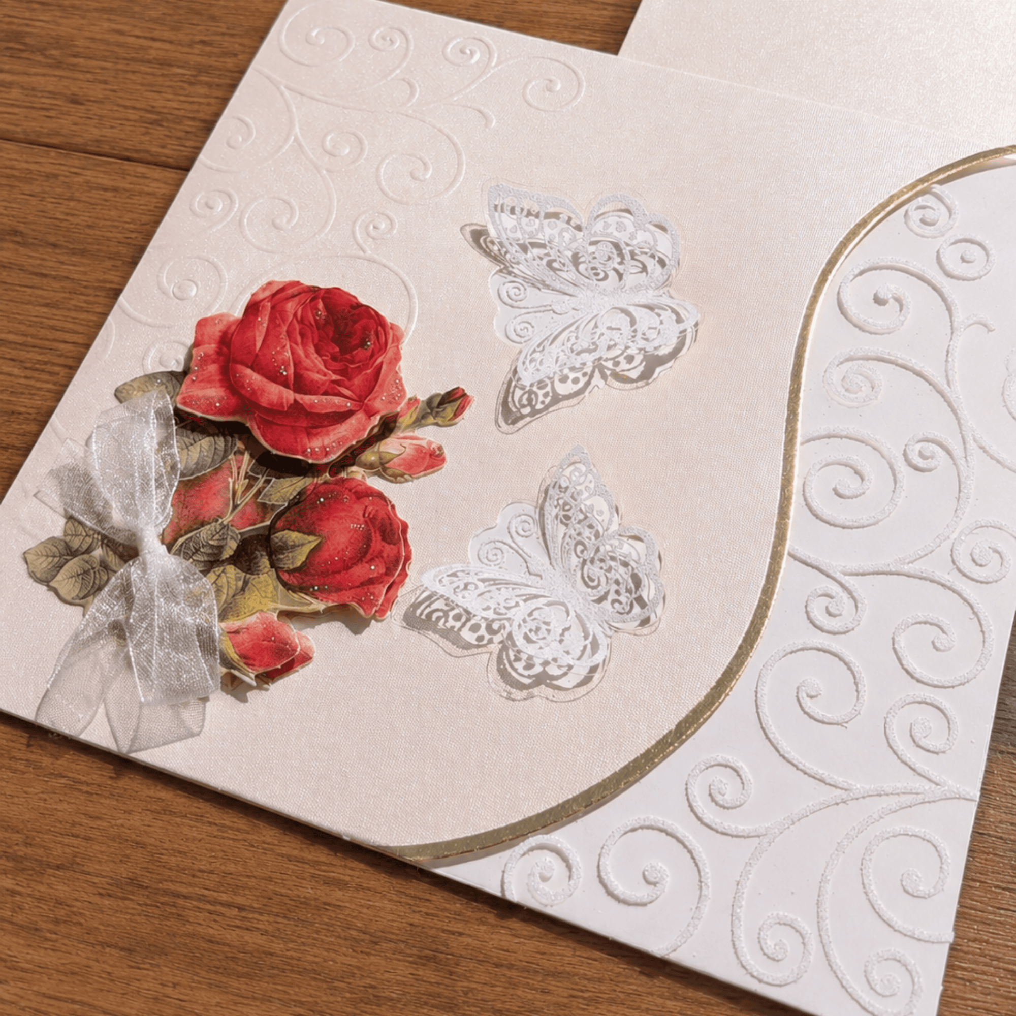 Grußkarte Liebe & Hochzeit Rosen – Bild 2