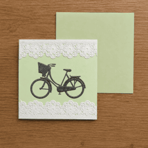 Grußkarte Neutral Fahrradmotiv