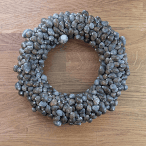 Kleiner Schneckenhaus-Kranz handgemacht 22cm
