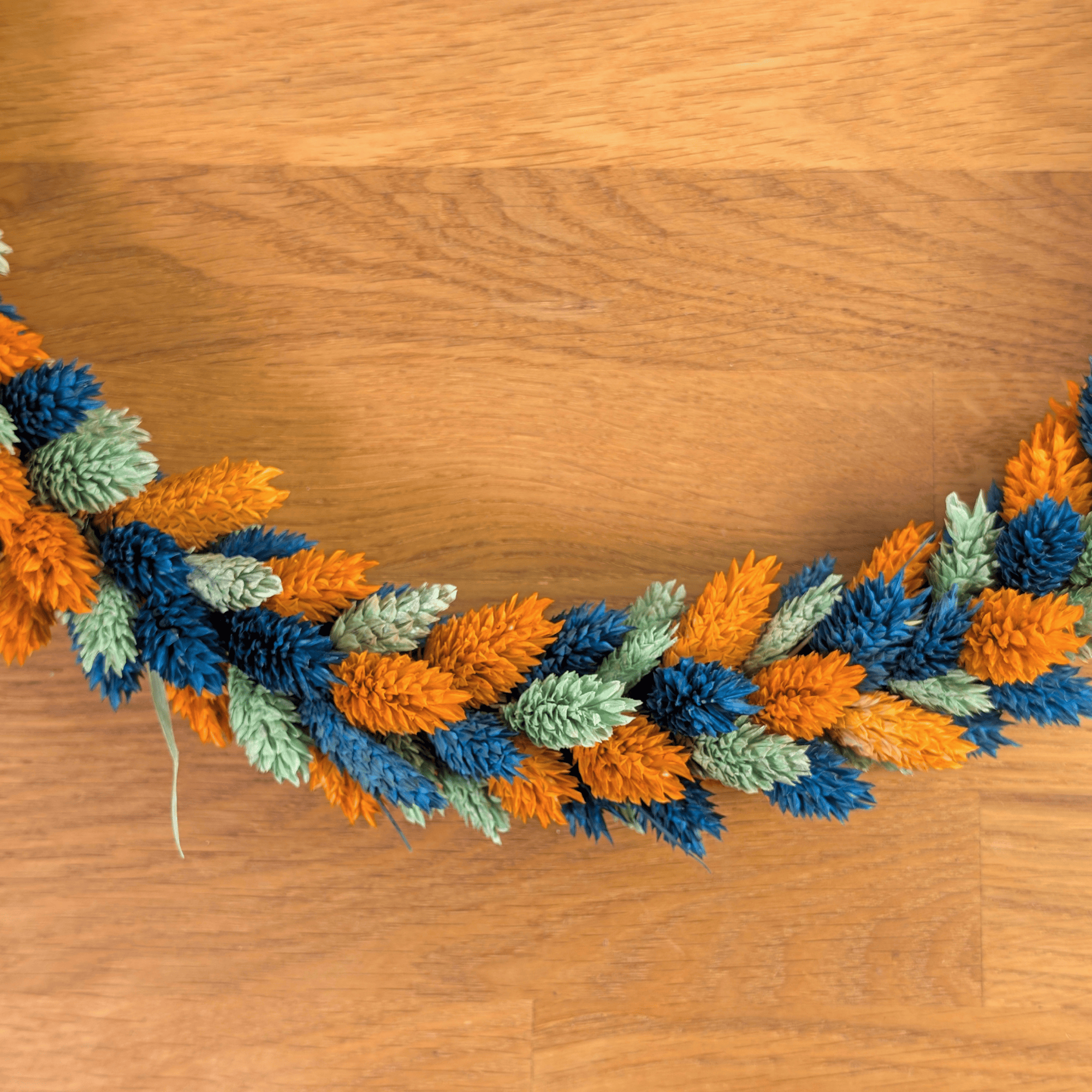Trockenblumenkranz mit Phalaris in 3 Farben – 35 cm – Bild 5
